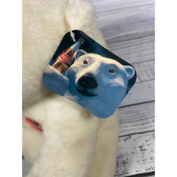 NWT Vintage Coca Cola Polar Bear Plush, 1995 - Picture 7 of 9